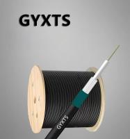 Veste en polyéthylène GYXTS Résistance à l'écrasement câble blindé en fibre optique extérieur
