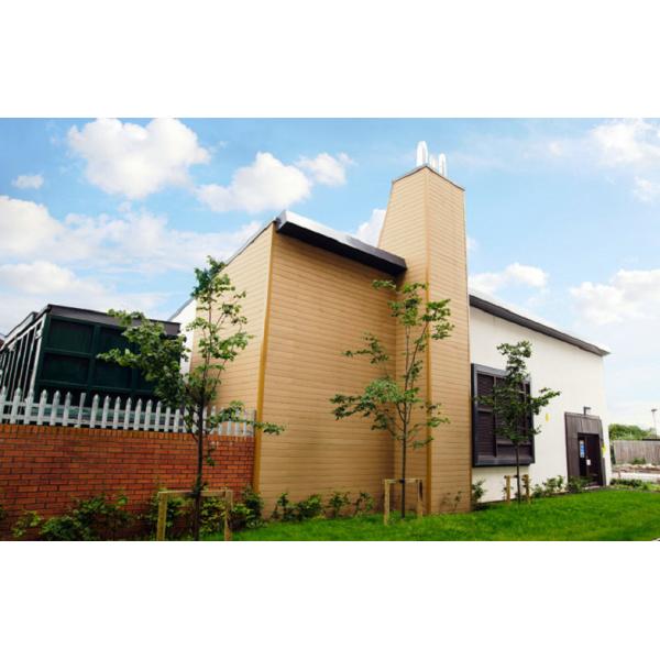 Weather-resistant WPC Wall Cladding Smooth Surface For Construction