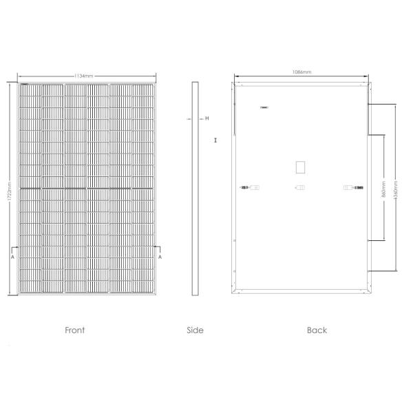 Tiger PRO Mono Perc LONGi фотоэлектрические модули 395W 400W 405W солнечная панель