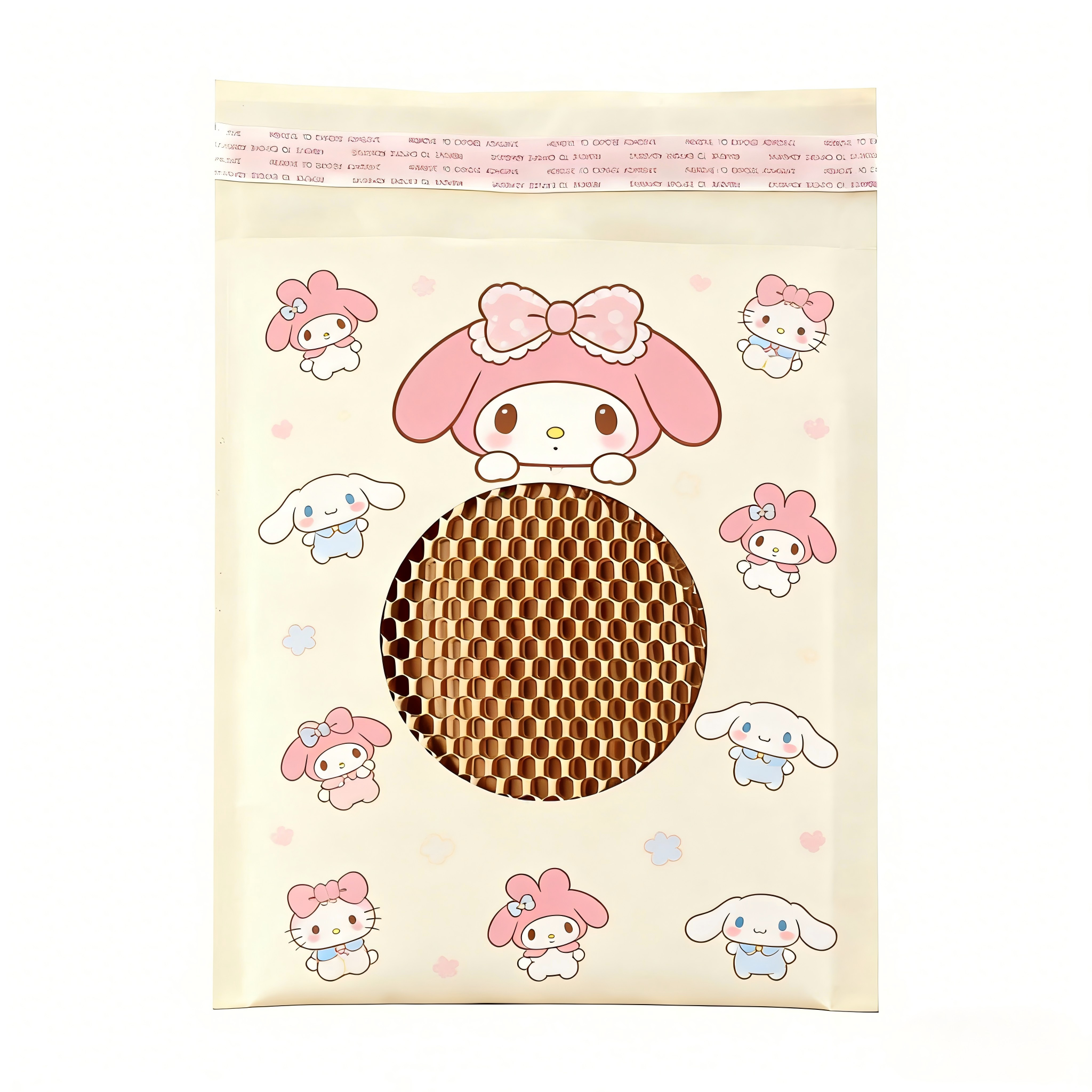 Custom Size Honeycomb Paper Mailer with 100% Recyclable Honeycomb Cushion Structure for Eco Protective Packaging
