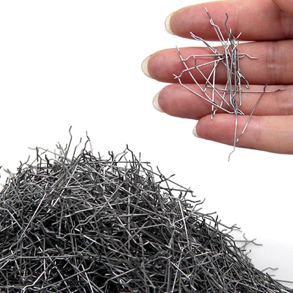 Fios cortados de concreto de fibra de aço inoxidável para reforço de design contemporâneo