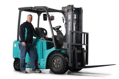 3.5Ton 4 Wheel Electric Forklift With Robust Overhead Guard And Visibility Optimized Parts