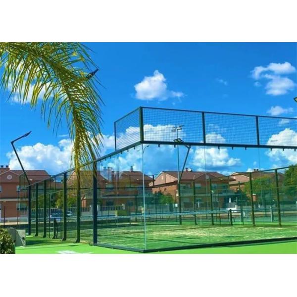 Custom Design Galvanized Metal Mesh Padel Court Fencing 10Mx20M