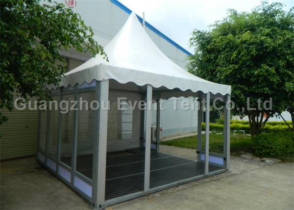 Big Wedding Luxury Camping Tent Waterproof Square Roll Up Windows With Mosquito Net