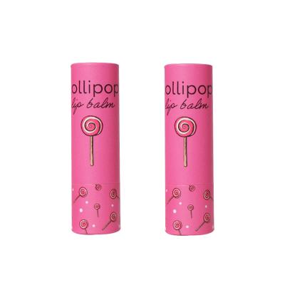 Natural Deodorant Kraft Cardboard push-up Tube Packaging for Lip balm&body balm lipsticks