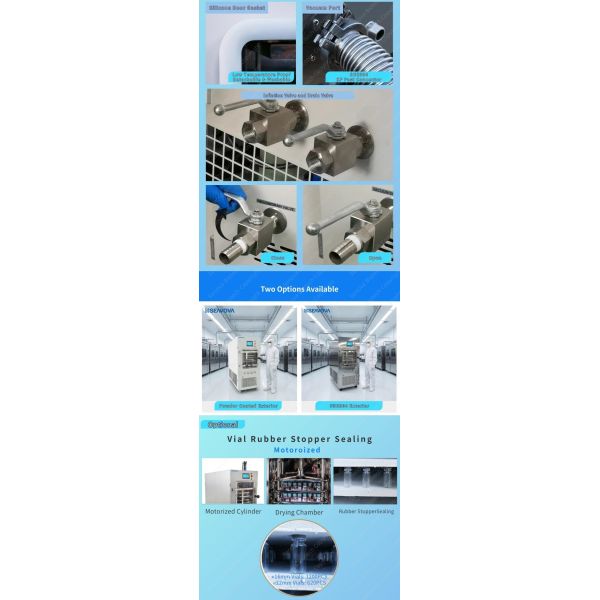 3Kg Pilot Freeze Dryer Small Scale SUS304 Laboratory Freeze Dryers
