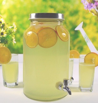 glass juice / beverage dispenser