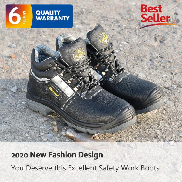 Memory Foam Steel Toe Work Boots Safety Shoes Mens Safety Boots Size 8 6 5 4 3