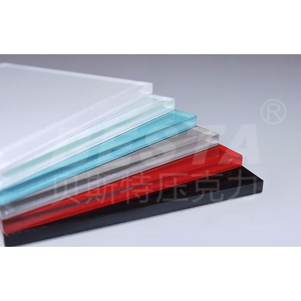 BESTA 2mm-100mm толстые цветные прозрачные пластиковые листы УФ-передающий акриловый лист