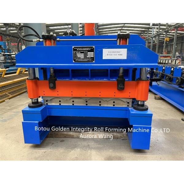 Rollo esmaltado perfil de la teja del metal que forma la máquina de fabricación de ladrillo del CE de la máquina ISO9001