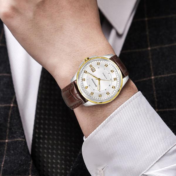 Людей нержавеющей стали винта автоматической даты дозоры PT5000 полных механические