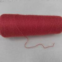 Red Feather Polyester Mink  Eyelash Fancy Yarn For Knitting Cardigans