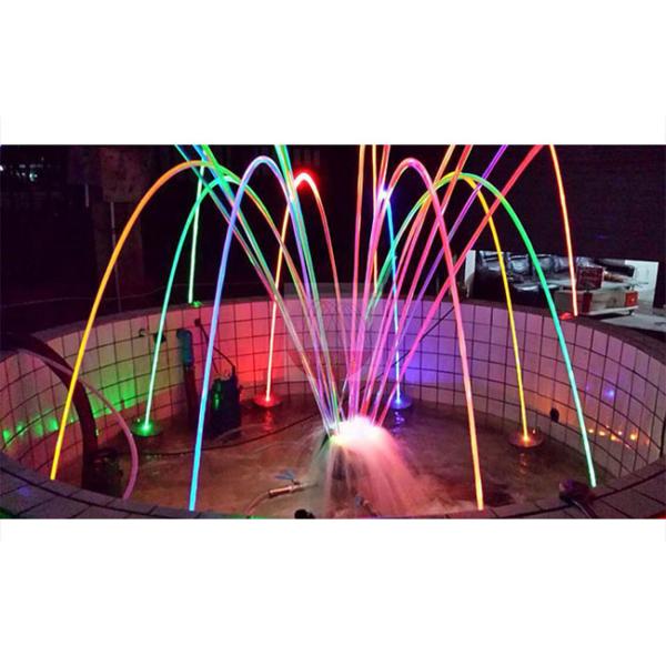 RGB Colored Light Option Laminar Jet Fountain For Garden 2 Years Warranty