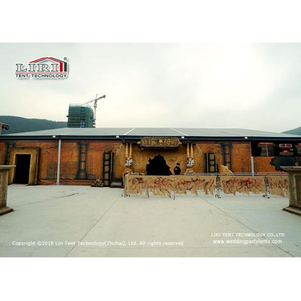 Fire Proof PVC Aluminium 3m Black Meeting Event Tent