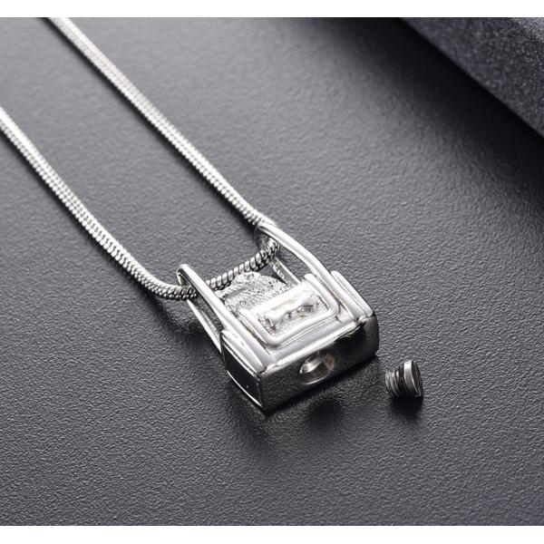 Beautiful Cute Parrot Cremation Pendant for Ashes in Silver Gold Rose Gold and Black