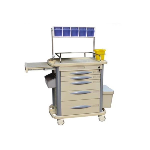 ABS Anesthesia Medical Trolley Nursing Cart Utility Hospital Trolley With IV Pole Optional (ALS-MT103B))