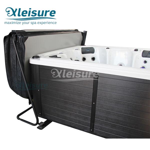 Custom Spa Cover Lifter Motorized Hot Tub Cover Lifter Cabinet Mount Installation