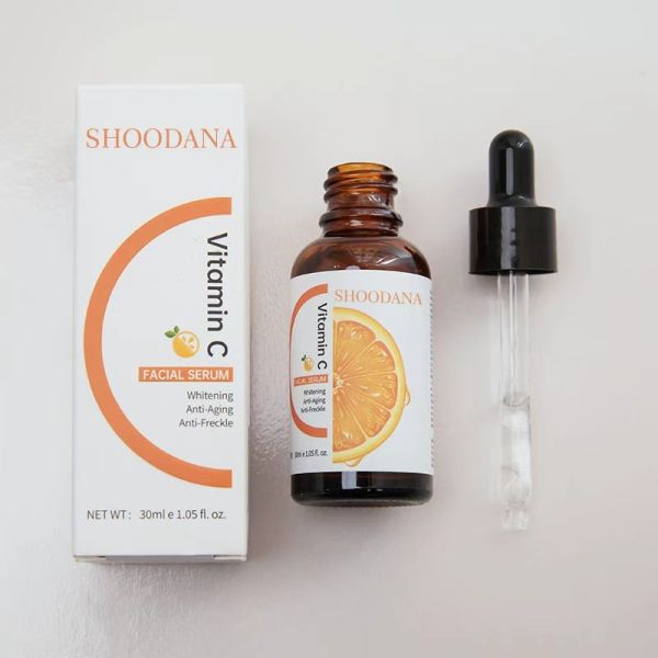 Organic Face Care Serum 30ml Vitamin C & Hyaluronic Acid Anti-Wrinkle Whitening Brightening for Face