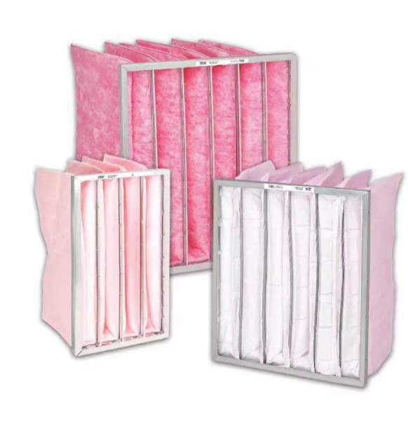 HVAC Bag Filtration Air System Dust Collector Fiberglass Air Purifier Pocket Filter