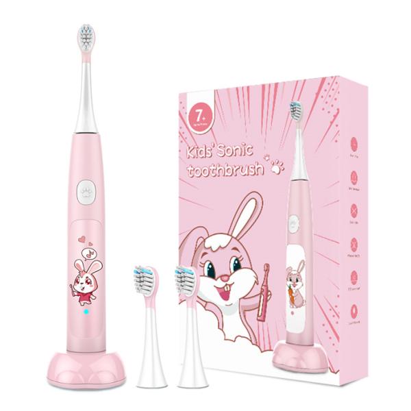 34200VPM Oral Cleaning Kids Electric Toothbrush With 30 Sec Interval Reminding