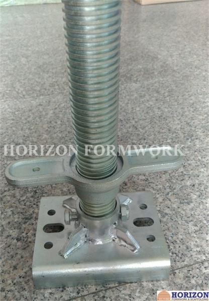 Jack Heads Scaffolding Leg Screws High Strength Steel Pipe BS1139 Standard