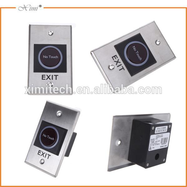 Single wiegand access controller with 180 kg EM lock, infrared exit button, switch power supply zk access control
