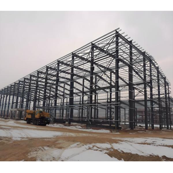 Steel Frame Building Woodworking Workshop 22m x 50m x 7m Dust Extraction Steel Structure Construction