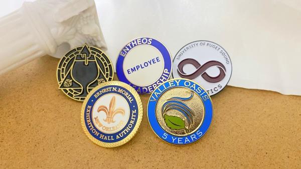 Custom Lapel Pin with Personalized Design Iron Material and Silver Plating for Gifts