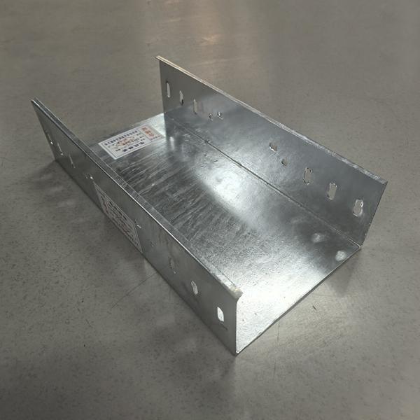 High Corrosion Resistance Wall Mounted Cable Tray / 3m-6m Electrical Cable Trough