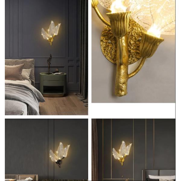 Прозрачная стена современного стиля Leaf LED стена 110 - 240В