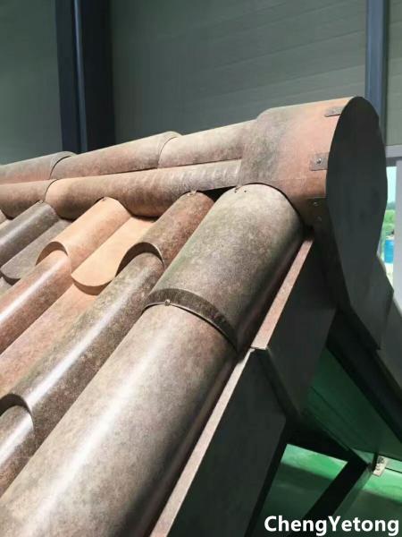 0.6mm Thickness Stone Coated Roofing Tiles Impact Resistance	≥9J For Building Material