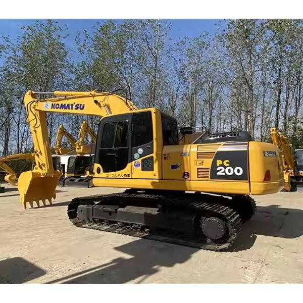 PC200-8 Used Komatsu Excavator Yellow Track Length 2840mm