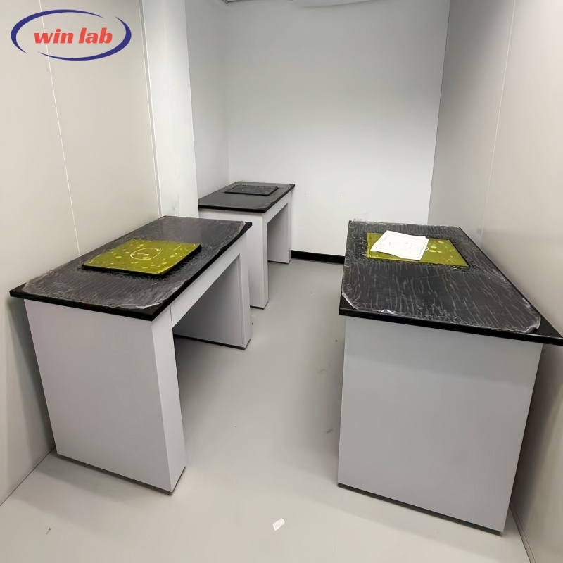 Modern Laboratory Balance Table 36mm Thick Precision Analytical Balance Table Anti Vibration