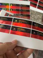 Etiquetas para viales de vidrio de HCG 5000 UI de 2 ml, etiquetas impermeables con material de PAPEL/PET/PVC