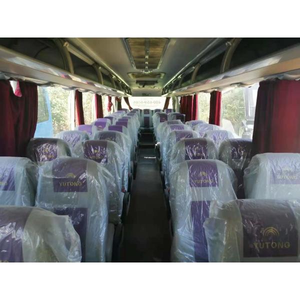 O motor traseiro usado dos assentos da condução à direita 55 do tipo ZK6127 de Yutong do ônibus de excursão usou o treinador Bus Double Doors