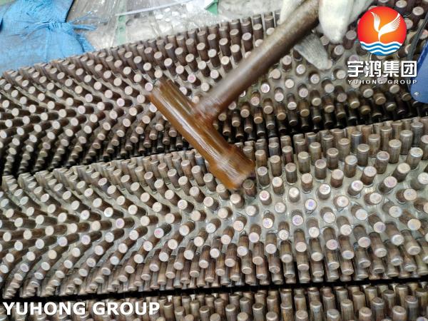 ASME SA312 Stainless Steel 304 Studded Tube , For Shell-and-tube Heat Exchanger