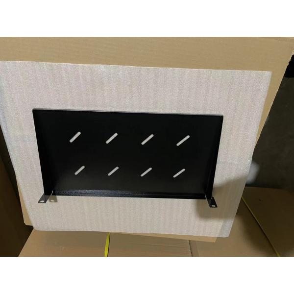 SPCC Cold Rolled Steel 1U Vented Keyboard Tray for Rack Mount Communication Tray