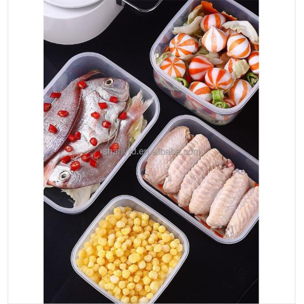 3pcs Airtight Plastic Storage Box Set for Multi-functional Food Storage Containers