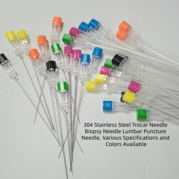 304 Stainless Steel Trocar Needle Biopsy Needle Customizable Size Color