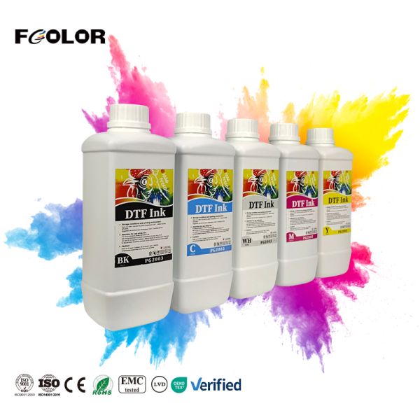 Fcolor New 100ML 1000ML DTF Pet Film White Transfer Pigment Ink for DTF Film