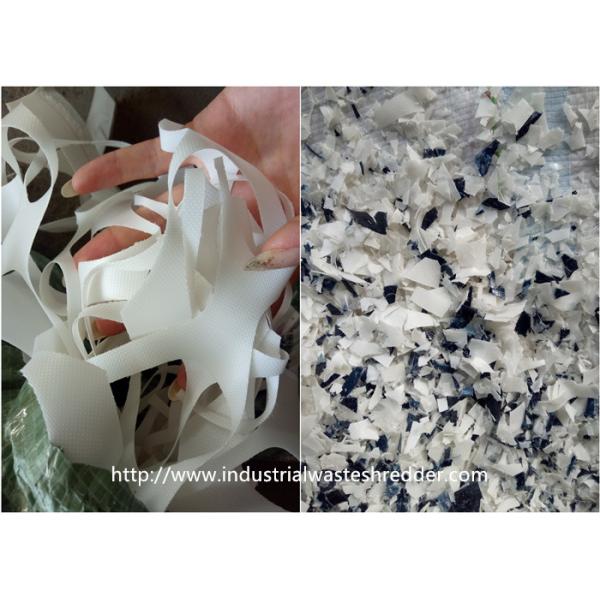 La máquina inútil de la trituradora de la trituradora de la manguera del PVC de la cortadora del paño del PVC crea para requisitos particulares