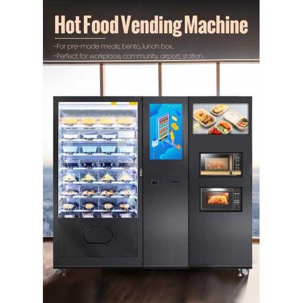 Public Convenient Breakfast Food Sandwich Custom Vending Machine With Microwave Micron