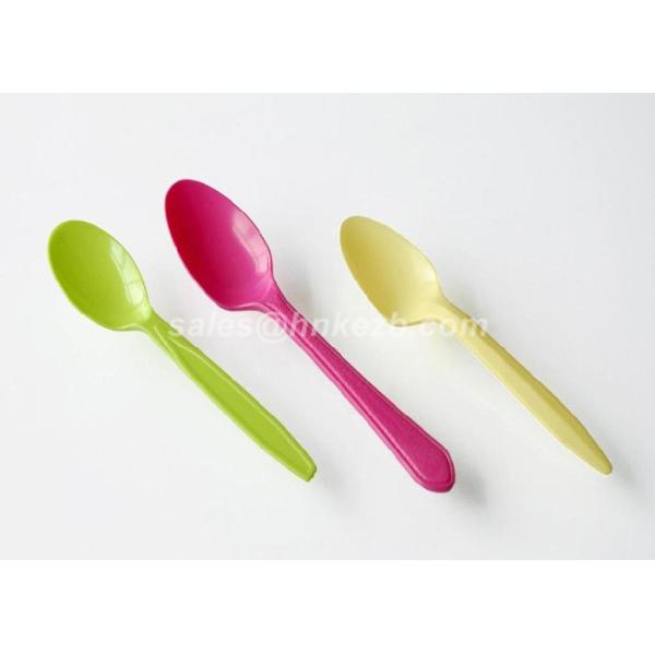 Customized Paper Cup Accessories Plastic Disposable Spoon For Ice Cream