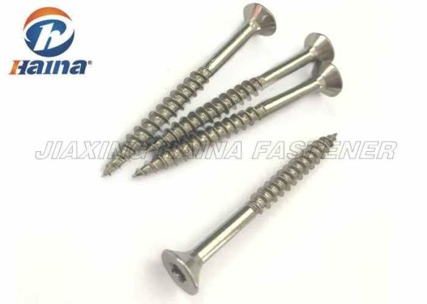 Security Torx Wood Chipboard CSK Flat Head Self Tapping Screws Coarse Half Thread