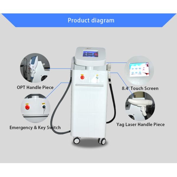Hair Removal / Skin Whiten IPL Laser Machine Multifunctional SHR OPT Machine