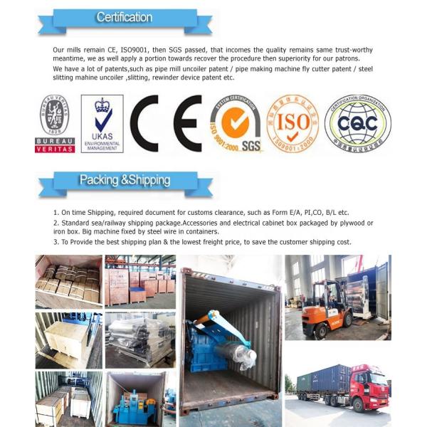 Холоднопрокатная производственная линия ERW 76 трубы стали углерода сварщика 1.2-4.0mm