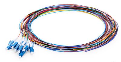 PVC 0.9mm Fiber Optic Pigtail Single Mode Simplex OM2 OM3 Fiber Patch Cables