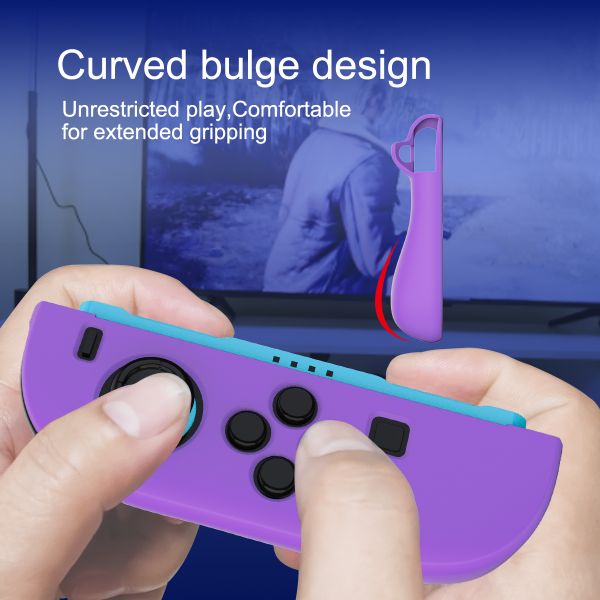 New Color Edition Shockproof & Anti-Slip Silicone Protective Case for Nintendo Switch 2 Joy-Con Left Right Controller