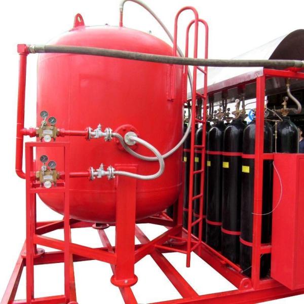 Dry Chemical Powder Stationary Fire Extinguishing Equipment Powder Tank for Industrial