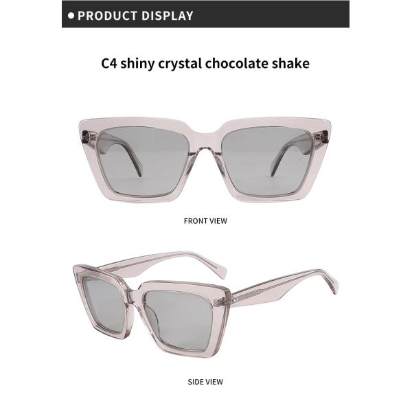 OEM ежедневного на открытом воздухе квадратного объектива TAC солнечных очков ацетата Unisex